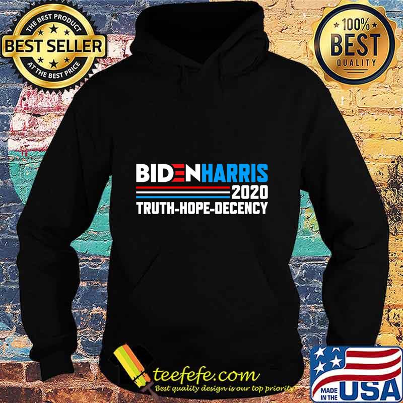 Biden Harris 2020 Truth Hope Decency Political Button Premium T-Shirt Hoodie Biden Harris 2020 Truth Hope Decency Political Button Premium T-Shirt Hoodie