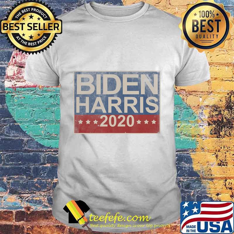 Biden Harris 2020 Vintage Retro Button T-Shirt