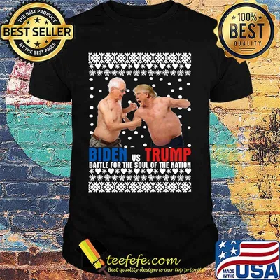 Biden vs trump battle for the soul of the nation shirt