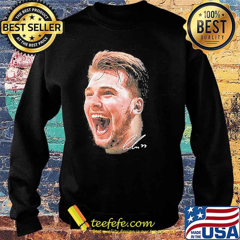 Big face luka doncic signature s Sweater Big face luka doncic signature s Sweater