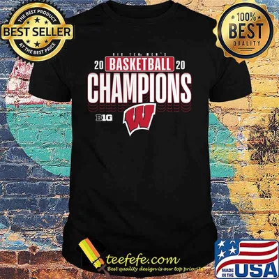 Big ten men's 2020 basketball champions wisconsin badgers shirt