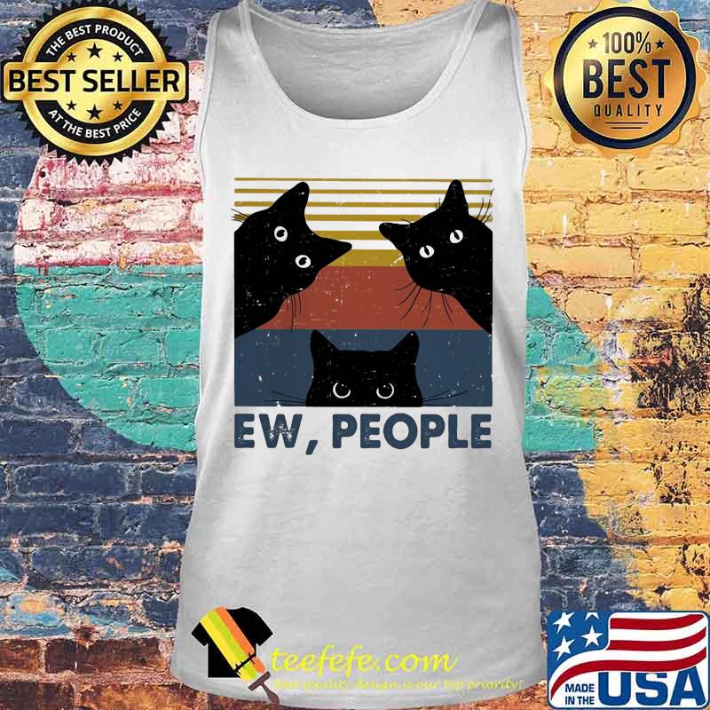 Black Cat Ew People Vintage retro s Tank top Black Cat Ew People Vintage retro s Tank top