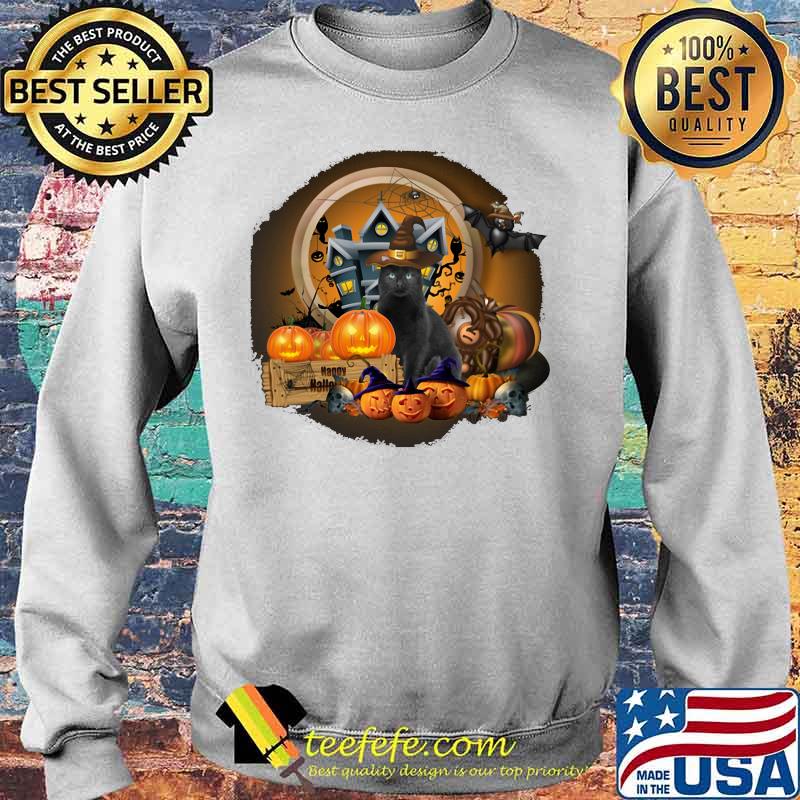 Black Cat Witch Pumpkin Witch Halloween s Sweater Black Cat Witch Pumpkin Witch Halloween s Sweater