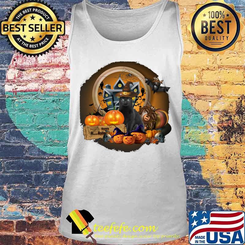 Black Cat Witch Pumpkin Witch Halloween s Tank top Black Cat Witch Pumpkin Witch Halloween s Tank top