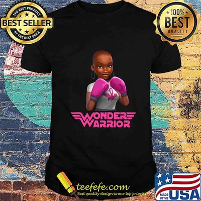 Black girl boxer wonder warrior shirt
