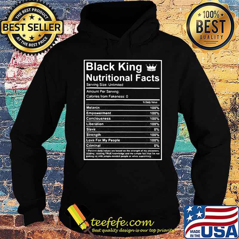 Black king nutritional facts s Hoodie Black king nutritional facts s Hoodie
