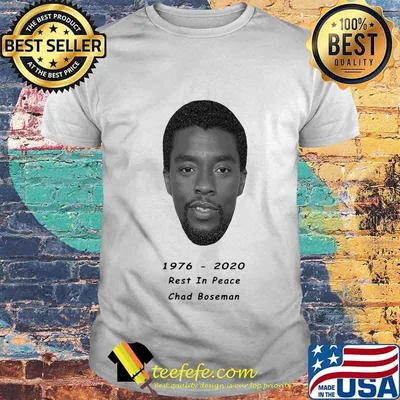 Black panther chadwick 1976 2020 rest in peace shirt