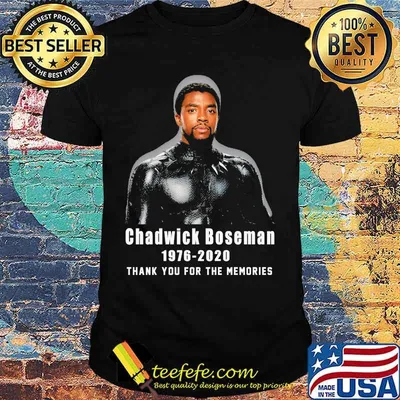 Black panther chadwick 1976 2020 thank you for the memories shirt
