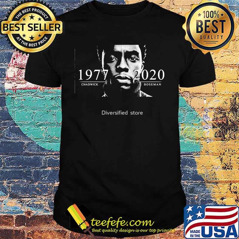 Black panther chadwick 1977 2020 diversified shirt