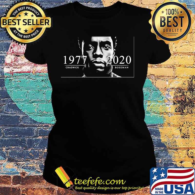 Black panther chadwick 1977 2020 s Ladies tee Black panther chadwick 1977 2020 s Ladies tee