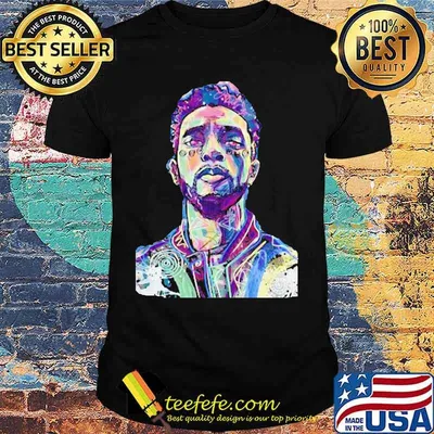 Black panther chadwick art king shirt