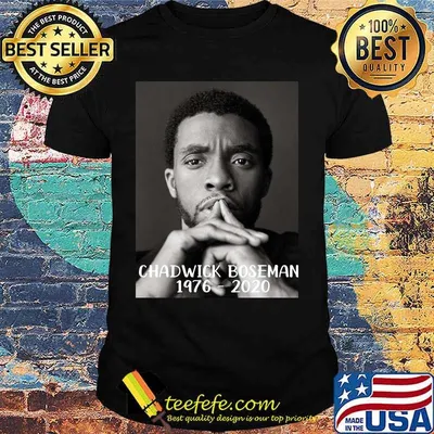 Black panther chadwick Boseman 1976 2020 shirt