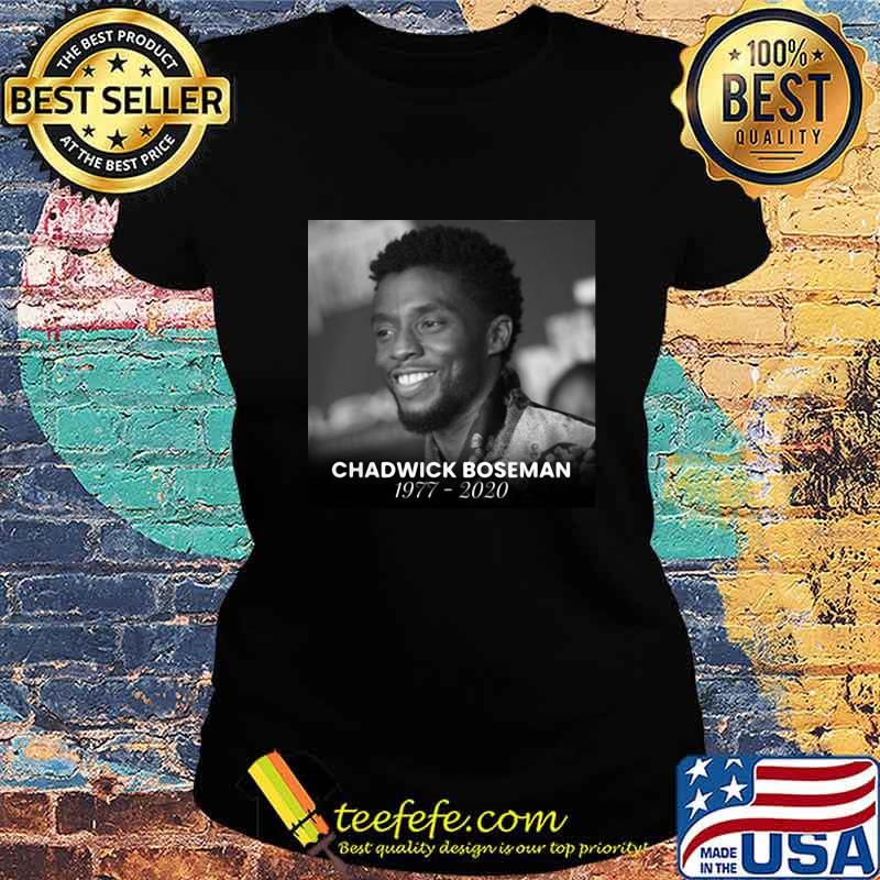 Black panther chadwick Boseman 1977 2020 picture s Ladies tee Black panther chadwick Boseman 1977 2020 picture s Ladies tee