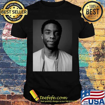 Black panther chadwick Boseman cast picture shirt