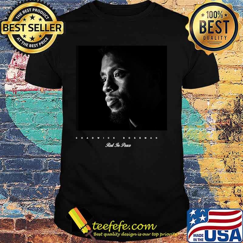 Black panther chadwick Boseman rest in peace 1977 2020 picture shirt