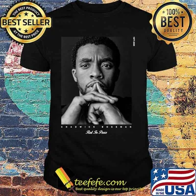 Black panther chadwick Boseman rest in peace 1977 2020 shirt