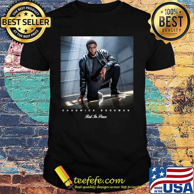 Black panther chadwick est in peace 1977 2020 shirt