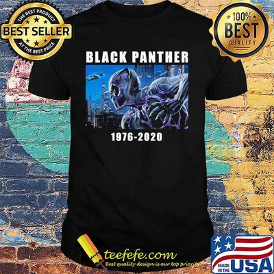 Black panther chadwick picture 1977 2020 shirt
