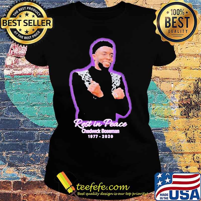 Black panther rest in peace chadwick 1977 2020 s Ladies tee Black panther rest in peace chadwick 1977 2020 s Ladies tee