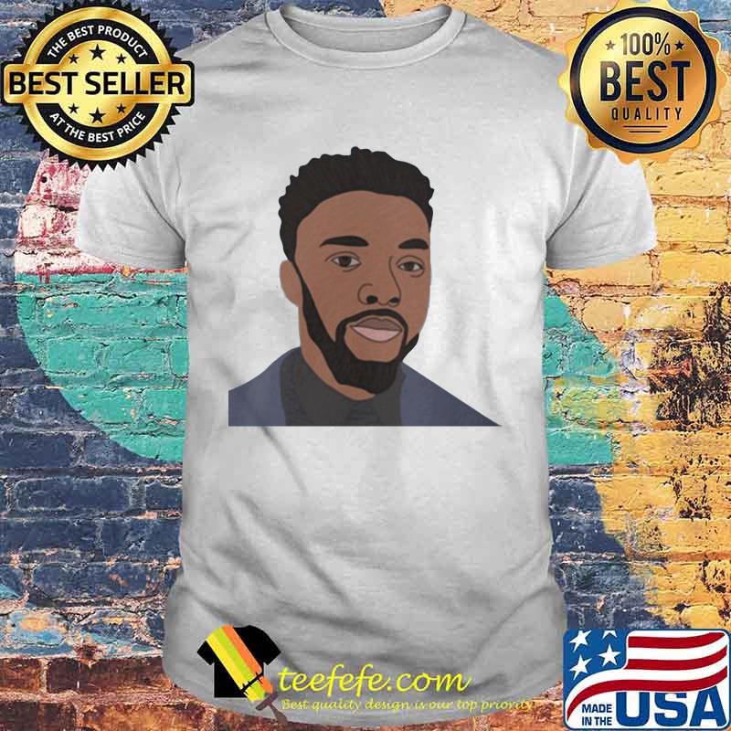 Black panther rip chadwick actor art shirt
