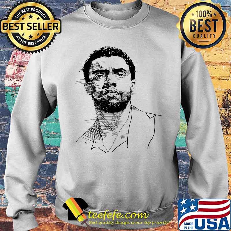 Black panther rip chadwick art white and black s Sweater Black panther rip chadwick art white and black s Sweater