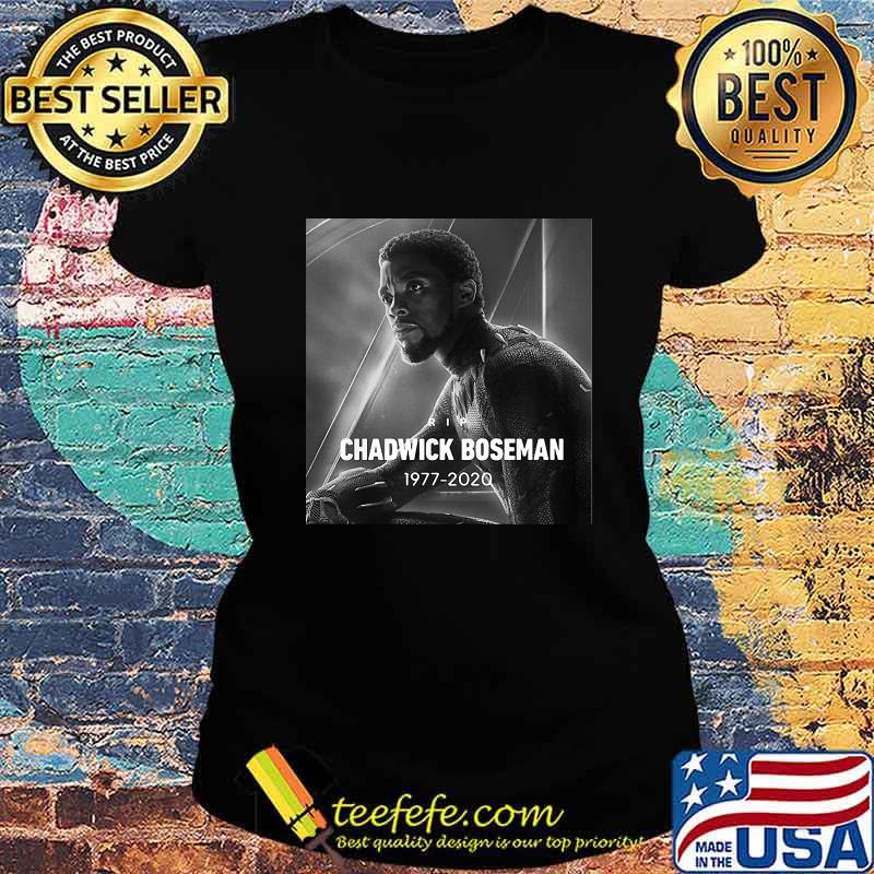 Black panther rip chadwick Boseman 1977 2020 picture s Ladies tee Black panther rip chadwick Boseman 1977 2020 picture s Ladies tee