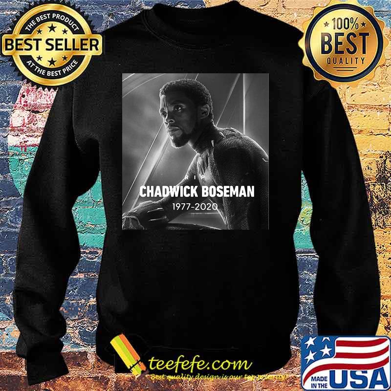 Black panther rip chadwick Boseman 1977 2020 picture s Sweater Black panther rip chadwick Boseman 1977 2020 picture s Sweater