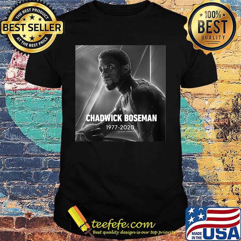 Black panther rip chadwick Boseman 1977 2020 picture shirt Black panther rip chadwick Boseman 1977 2020 picture shirt