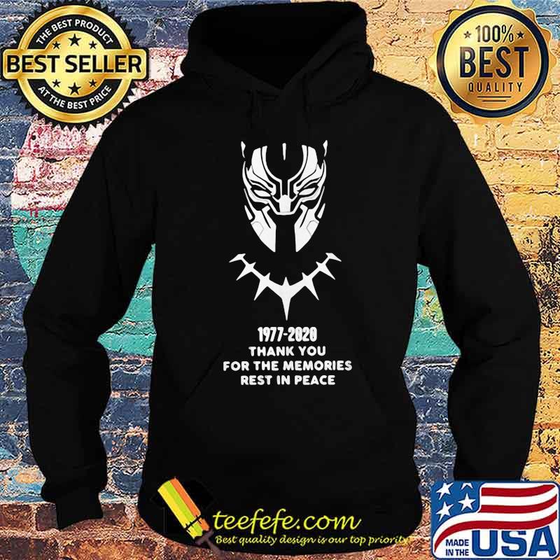Black panther rip chadwick boseman 1977 2020 thank you for the memories rest in peace s Hoodie Black panther rip chadwick boseman 1977 2020 thank you for the memories rest in peace s Hoodie