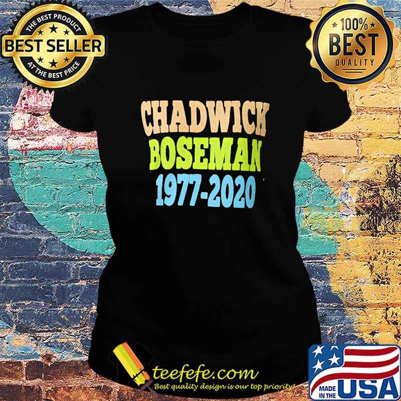Black panther rip chadwick boseman 1977 2020 vintage s Ladies tee Black panther rip chadwick boseman 1977 2020 vintage s Ladies tee