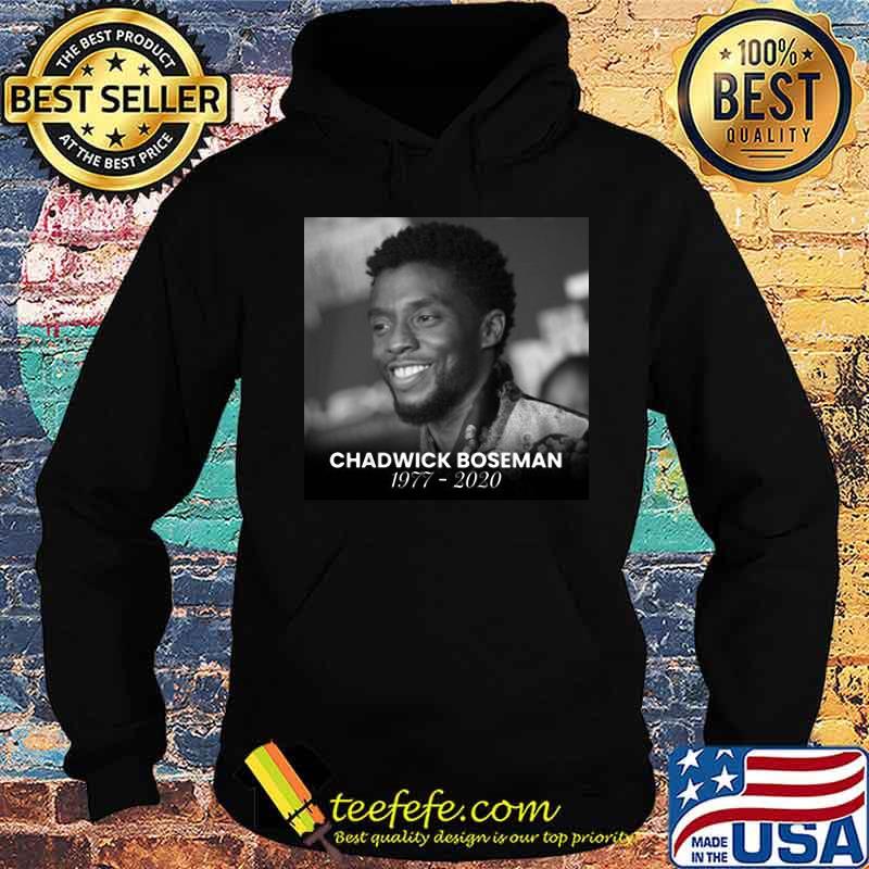 Black panther rip chadwick boseman 1977 2020 white and black picture s Hoodie Black panther rip chadwick boseman 1977 2020 white and black picture s Hoodie