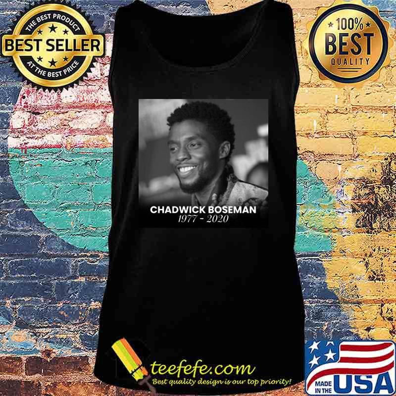 Black panther rip chadwick boseman 1977 2020 white and black picture s Tank top Black panther rip chadwick boseman 1977 2020 white and black picture s Tank top