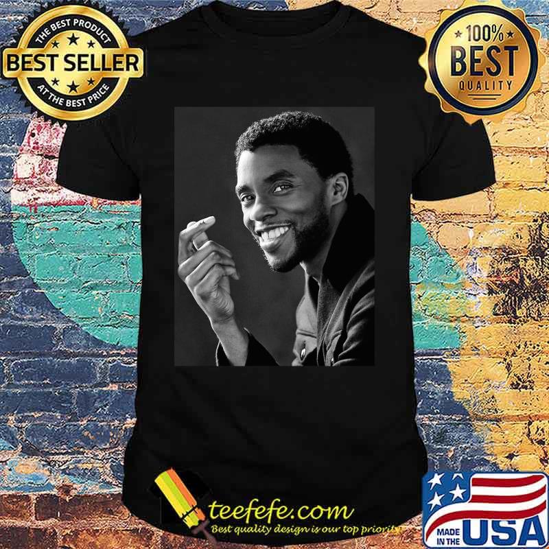 Black panther rip chadwick boseman actor picture shirt