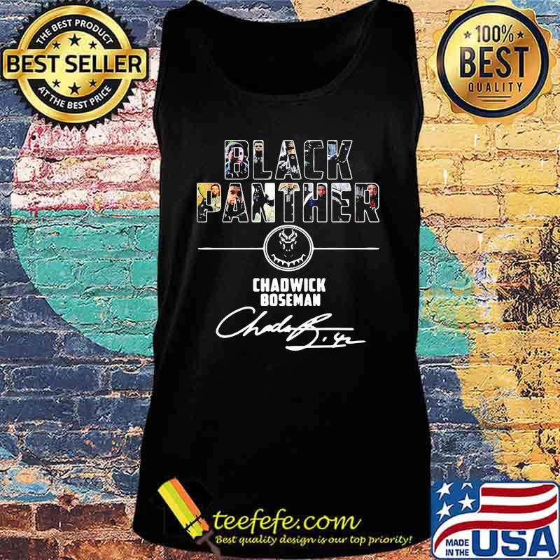 Black panther rip chadwick Boseman actor signature s Tank top Black panther rip chadwick Boseman actor signature s Tank top
