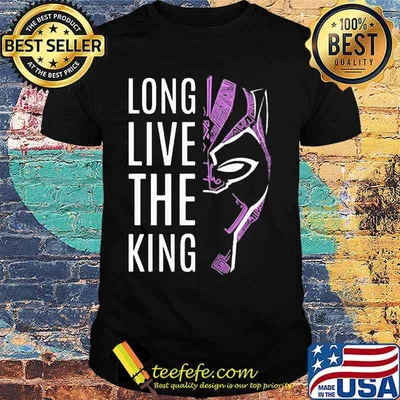 Black panther rip chadwick boseman long live the king shirt