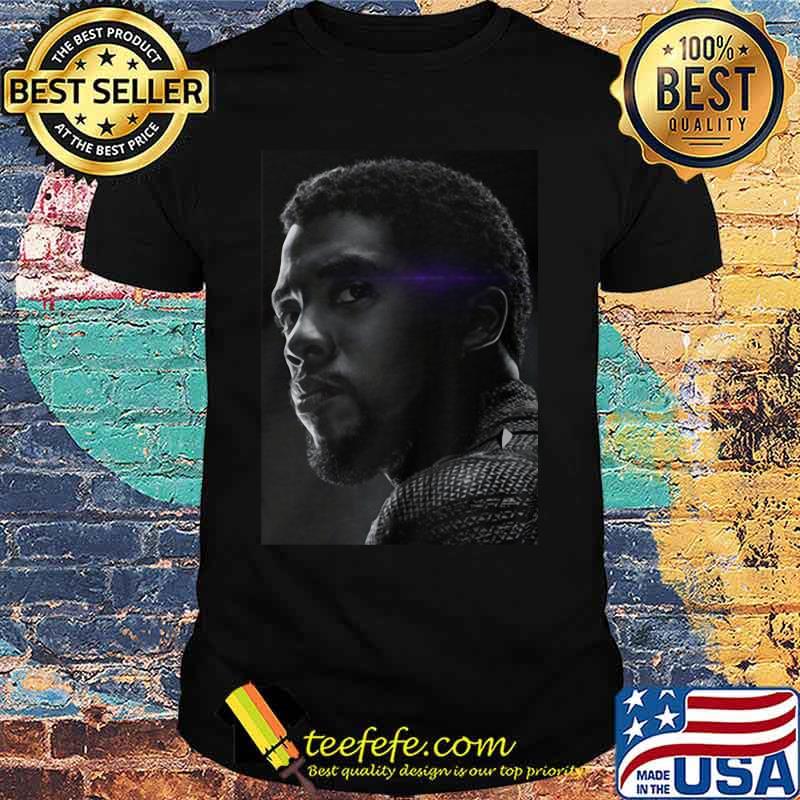 Black panther rip chadwick Boseman picture shirt