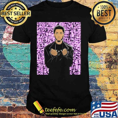 Black panther rip chadwick Boseman rest in power king shirt