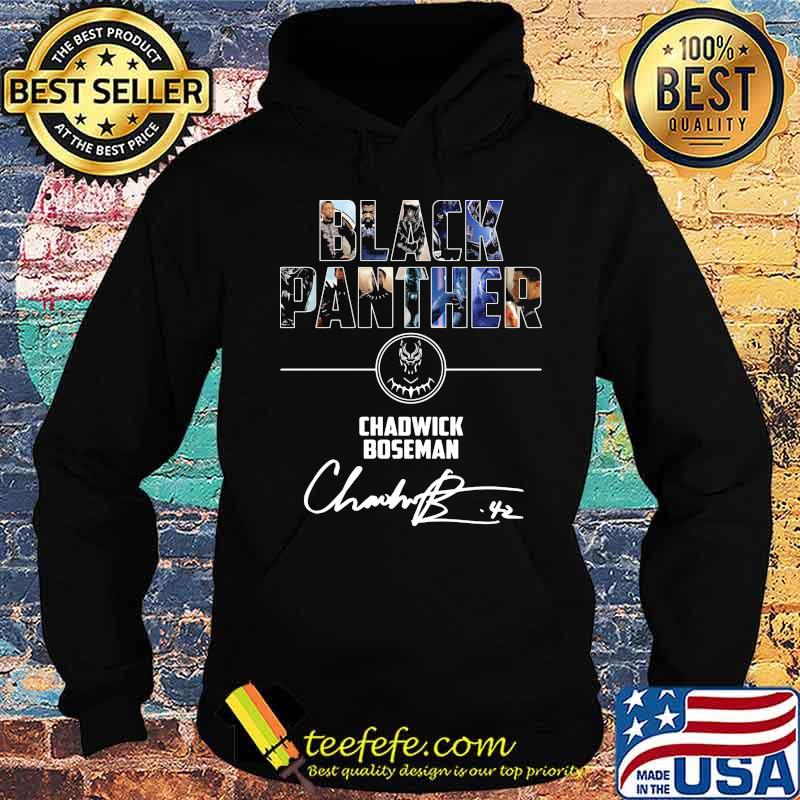 Black panther rip chadwick Boseman signature s Hoodie Black panther rip chadwick Boseman signature s Hoodie
