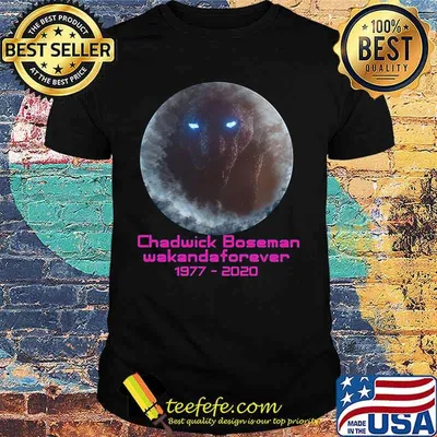 Black panther rip chadwick boseman wakanda forever 1977 2020 moon shirt