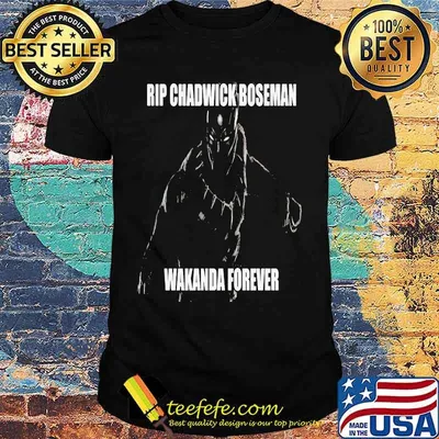 Black panther rip chadwick wakanda forever shirt