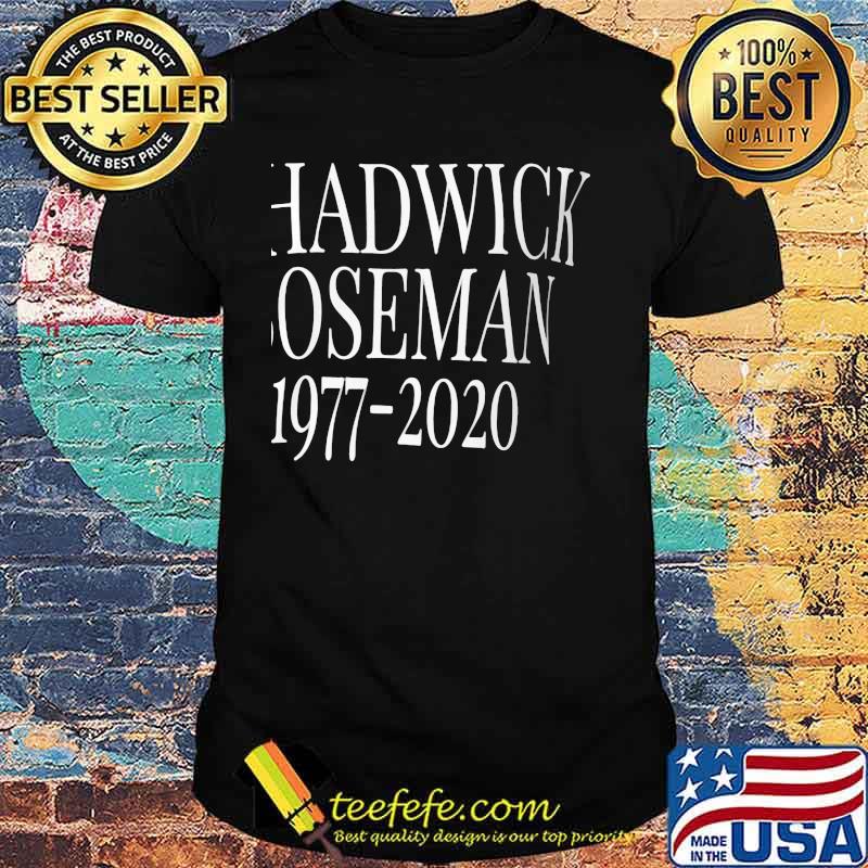 Black panther wakanda forever chadwick boseman rip 1977 2020 black shirt