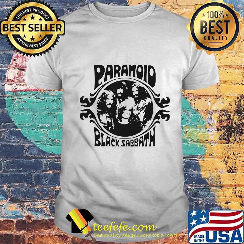 Black sabbath band paranoid shirt