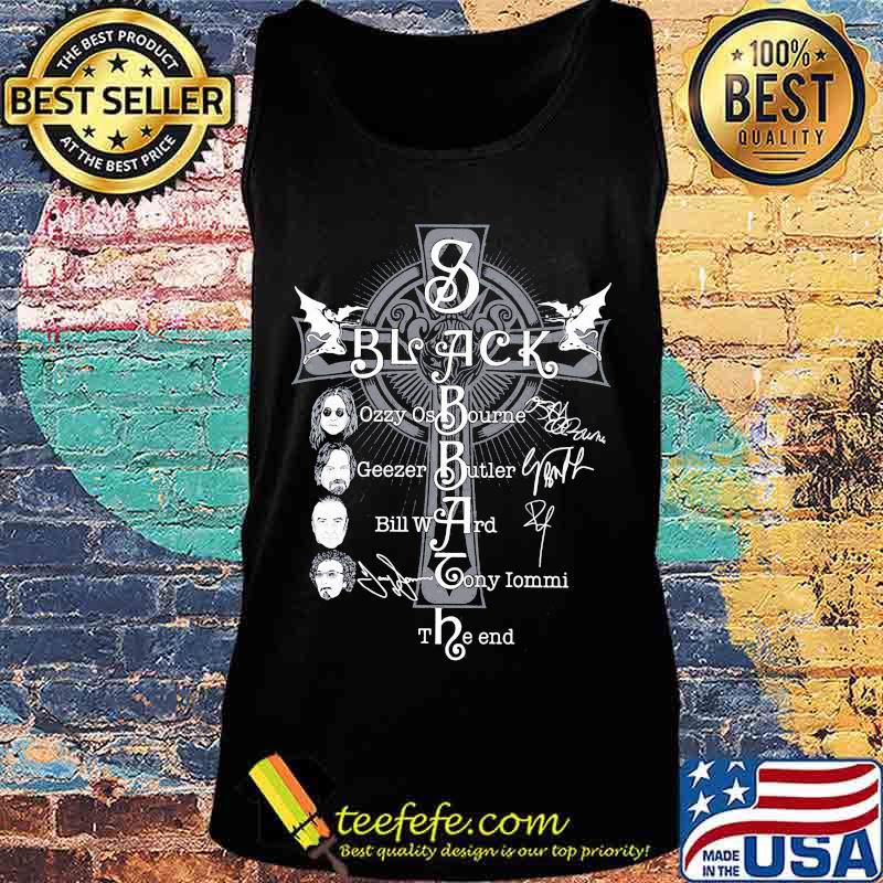 Black sabbath ozzy osbourne geezer butler bill ward tony iommi the end s Tank top Black sabbath ozzy osbourne geezer butler bill ward tony iommi the end s Tank top