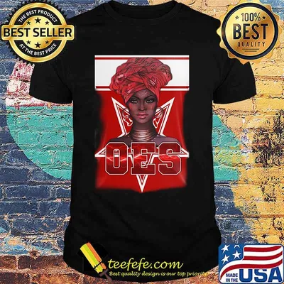 Black woman oes stars shirt