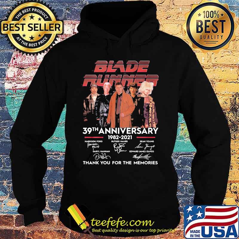 Blade runner 39th anniversary 1982 2020 thank you for the memories signatures s Hoodie Blade runner 39th anniversary 1982 2020 thank you for the memories signatures s Hoodie