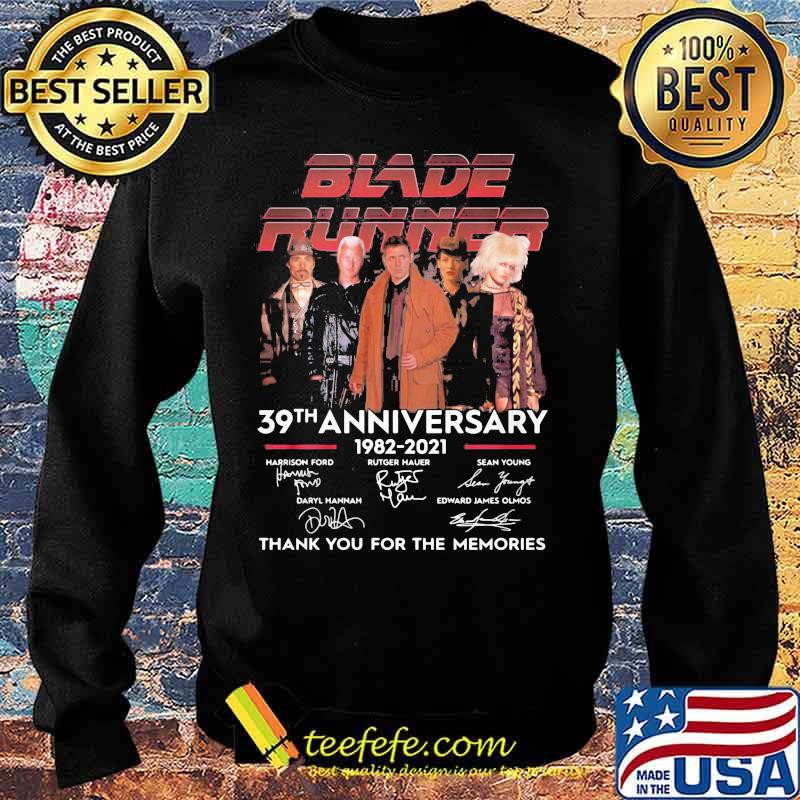 Blade runner 39th anniversary 1982 2020 thank you for the memories signatures s Sweater Blade runner 39th anniversary 1982 2020 thank you for the memories signatures s Sweater
