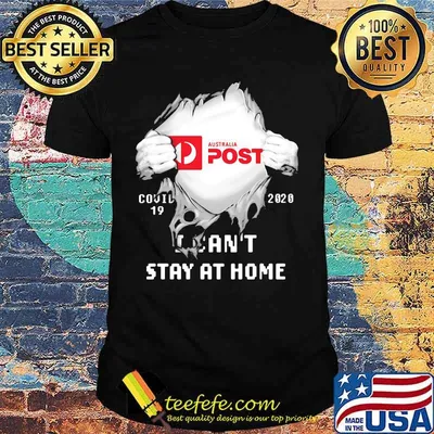 Blood insides australia post covid-19 2020 i can't stay at home shirt
