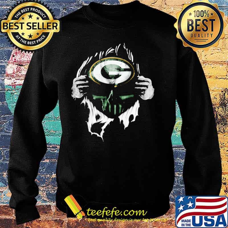 Blood insides green bay packers football logo s Sweater Blood insides green bay packers football logo s Sweater