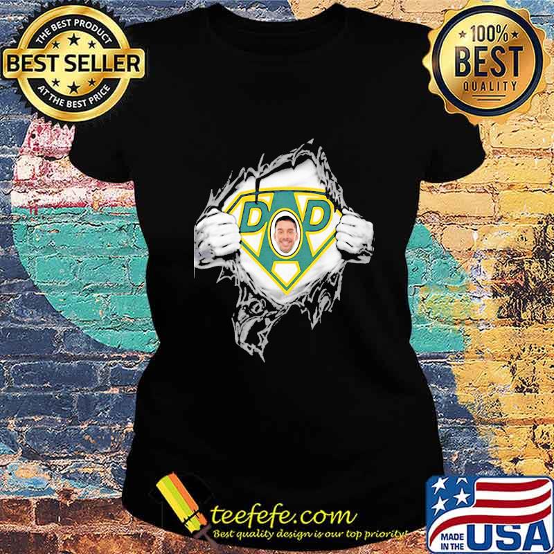 Blood insides superman dad happy father's day s Ladies tee Blood insides superman dad happy father's day s Ladies tee