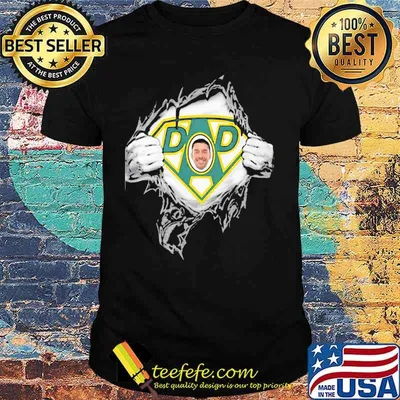 Blood insides superman dad happy father's day shirt